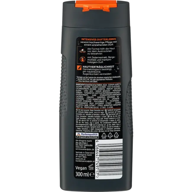 Balea MEN Douchegel Deep Sensation 4in1 300.0 ml