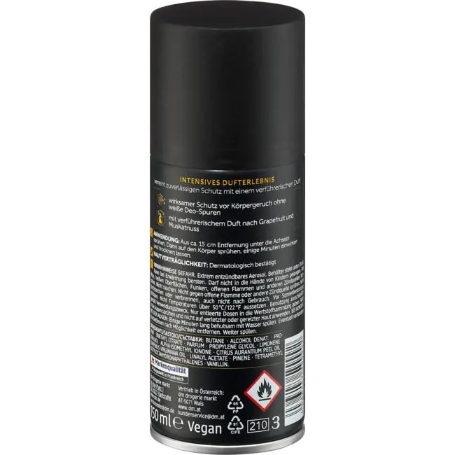 Balea MEN Deo Bodyspray Golden Intense 150.0 ml