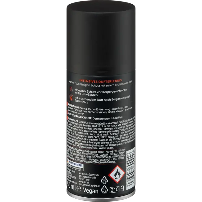 Balea MEN Deodorant Bodyspray Deep Sensation 150.0 ml