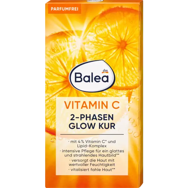 Balea Ampullen Glow Kuur 2-fasen Vitamine C 14.0 ml