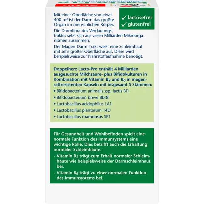 Doppelherz Lacto-pro Capsules 60 Stuks 28.8 g