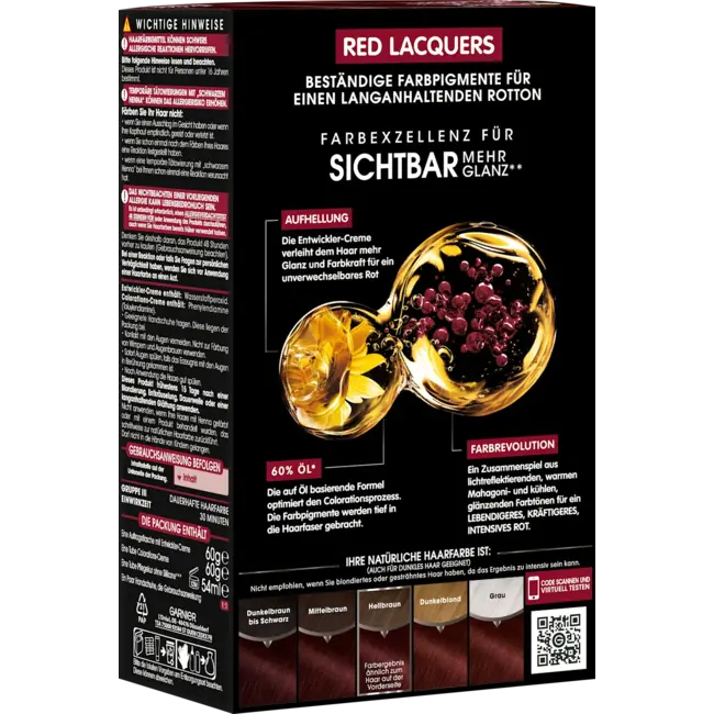 GARNIER olia Haarverf 5.52 Glanzend Wijnrood 1.0 St