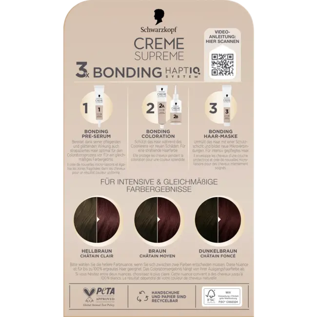 Schwarzkopf CREME SUPREME Haarverf 5-69 Paarsbruin 1.0 St