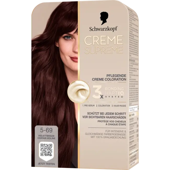 Schwarzkopf CREME SUPREME Haarverf 5-69 Paarsbruin 1.0 St