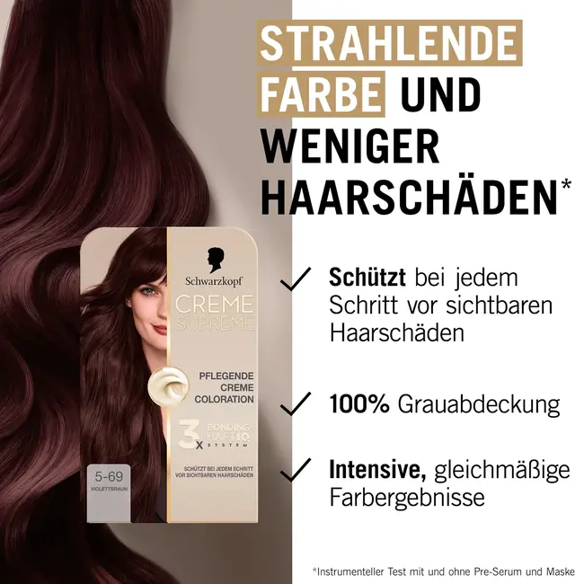 Schwarzkopf CREME SUPREME Haarverf 5-69 Paarsbruin 1.0 St