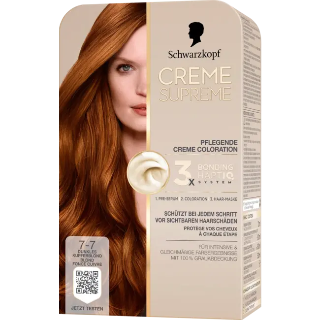 Schwarzkopf CREME SUPREME Haarverf 7-7 Donker Koperblond 1.0 St