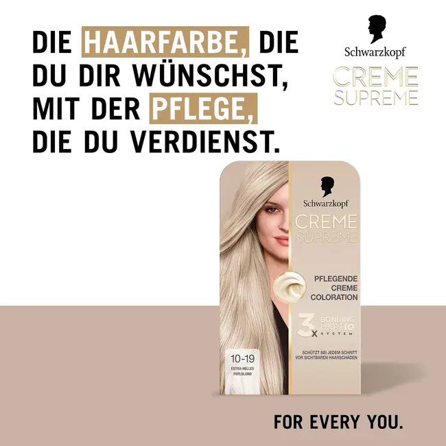 Schwarzkopf CREME SUPREME Haarverf 10-19 Extra Helder Parelblond 1.0 St
