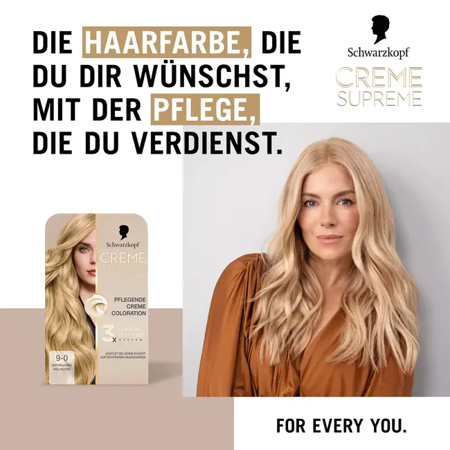 Schwarzkopf CREME SUPREME Haarverf 9-16 Licht Koel Blond 1.0 St