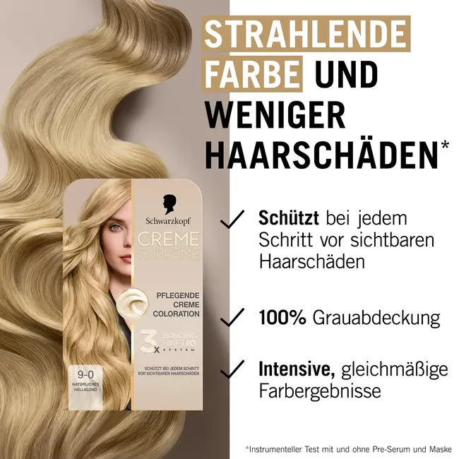 Schwarzkopf CREME SUPREME Haarverf 9-16 Licht Koel Blond 1.0 St
