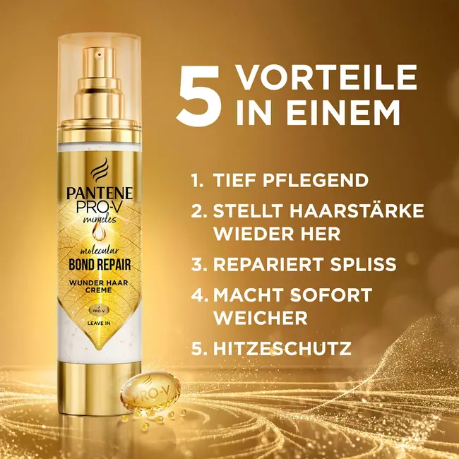PANTENE PRO-V Miracles Molecular Bond Repair Wunder Haarcreme, Leave-in 90.0 ml