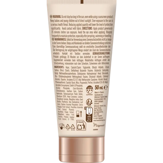 Hawaiian Tropic Zonnebrandcrème Gezicht Glow Protection SPF 50 50.0 ml