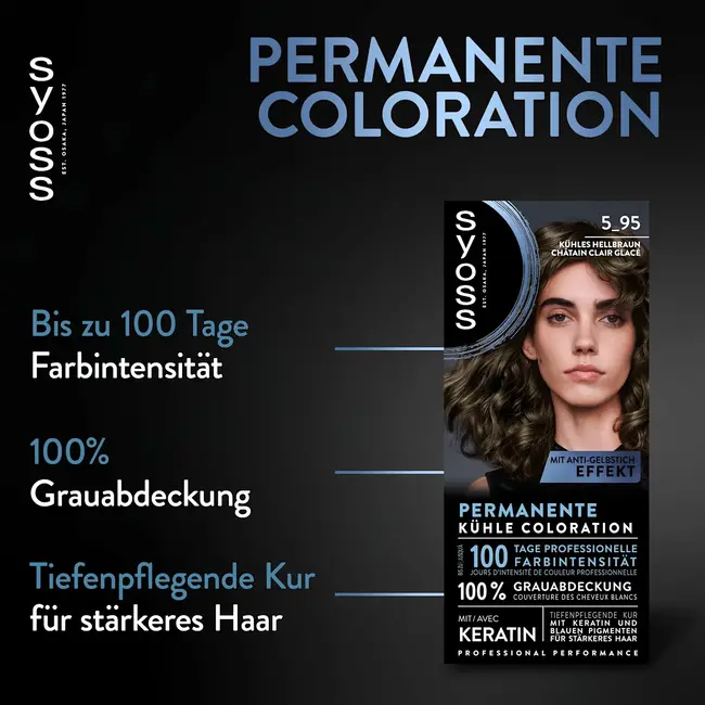 Syoss Haarverf 5_95 Koel Lichtbruin 1.0 St