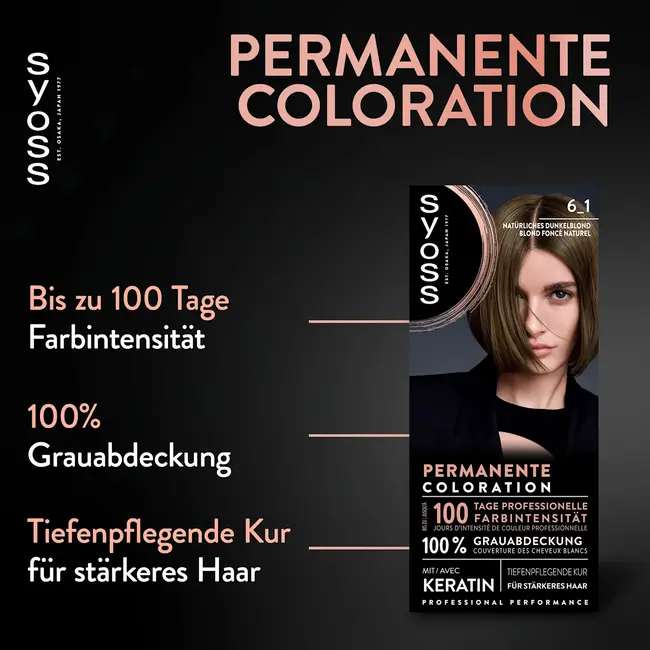 Syoss Haarverf 6_1 Natuurlijk Donkerblond 1.0 St