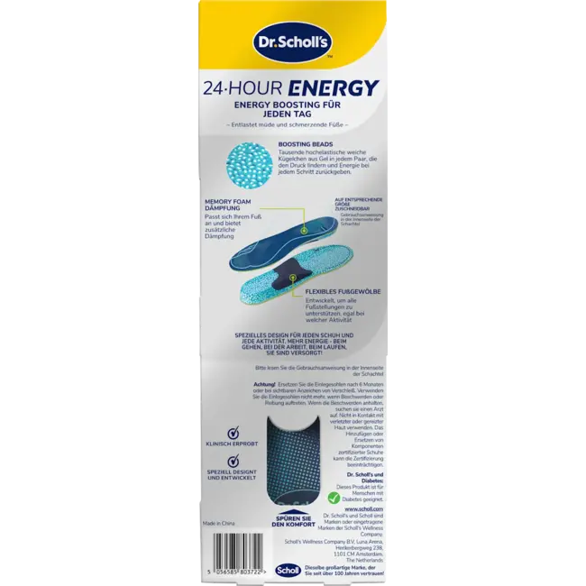 Scholl Inlegzolen 24 Hour Energy (1 Paar) 2.0 St