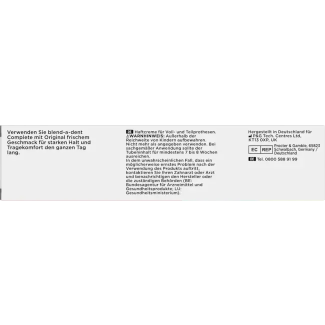 blend-a-dent kleefcrème Compleet Origineel 70.0 g