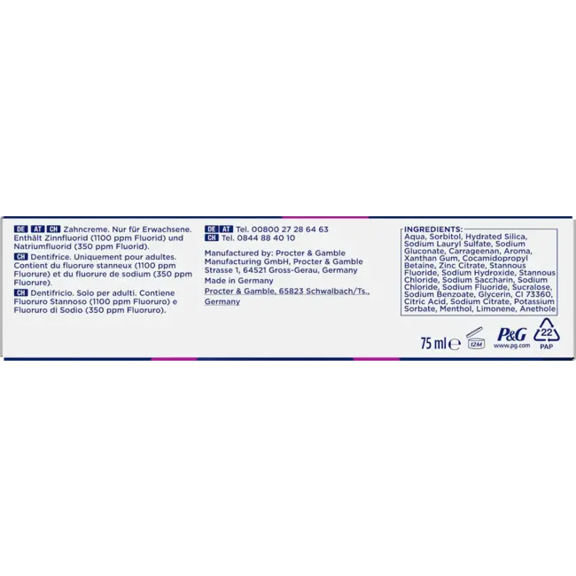 Oral-B Tandpasta Professional Sensitiv Pro 75.0 ml