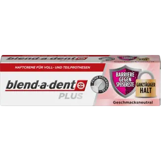 blend-a-dent blend-a-dent Kleefcrème Plus Barrière Tegen Etensresten Smaakneutraal