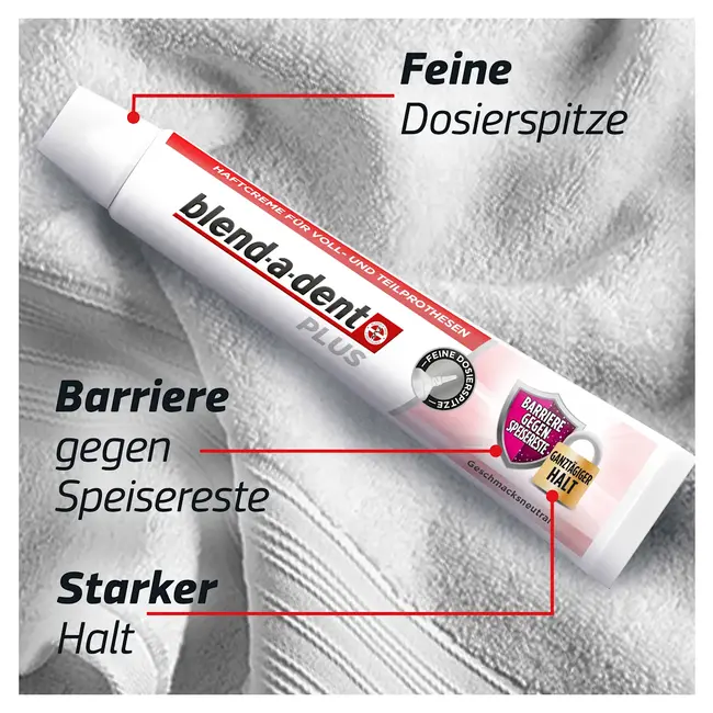 blend-a-dent Kleefcrème Plus Barrière Tegen Etensresten Smaakneutraal 40.0 g