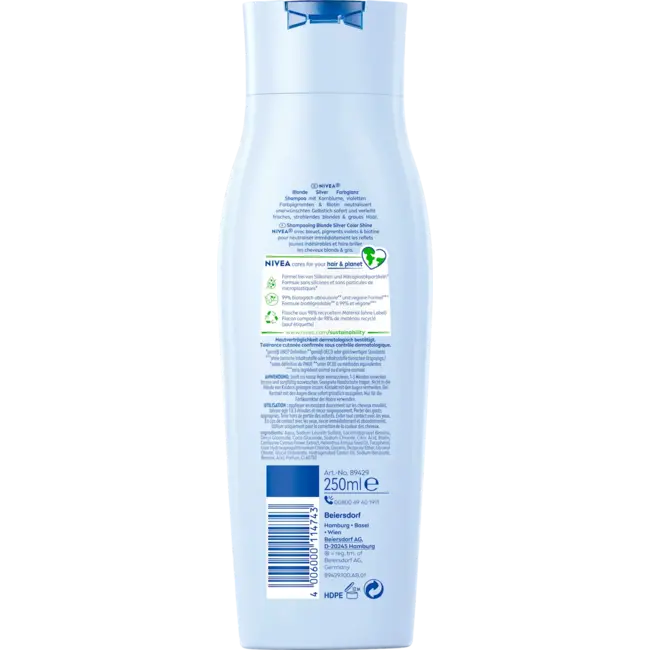 NIVEA Shampoo Blond Zilver 250.0 ml