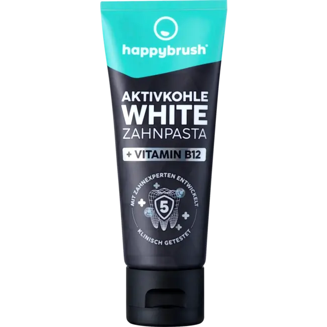 happybrush Tandpasta Actieve Kool White Met Vit. B12 75.0 ml
