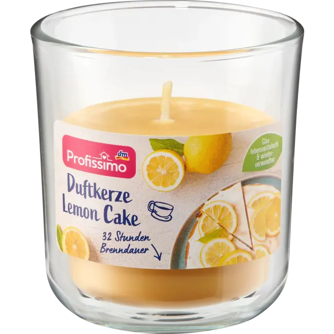 Profissimo Geurkaars In Glas Lemon Cake 1.0 St