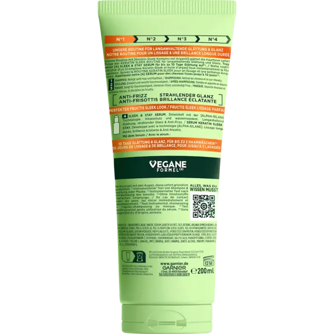 GARNIER FRUCTIS Shampoo Keratine Slank 200.0 ml