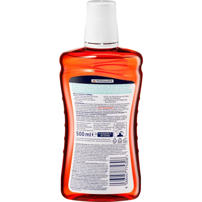 Dontodent Mondspoeling Junior 500.0 ml