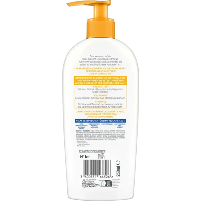 Mixa Bodylotion Niacinamide Bright 250.0 ml