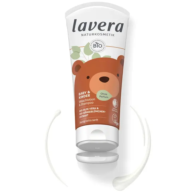 lavera Baby & Kind Waslotion & Shampoo 200.0 ml