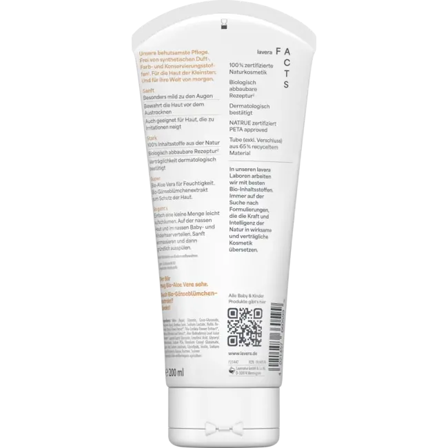 lavera Baby & Kind Waslotion & Shampoo 200.0 ml