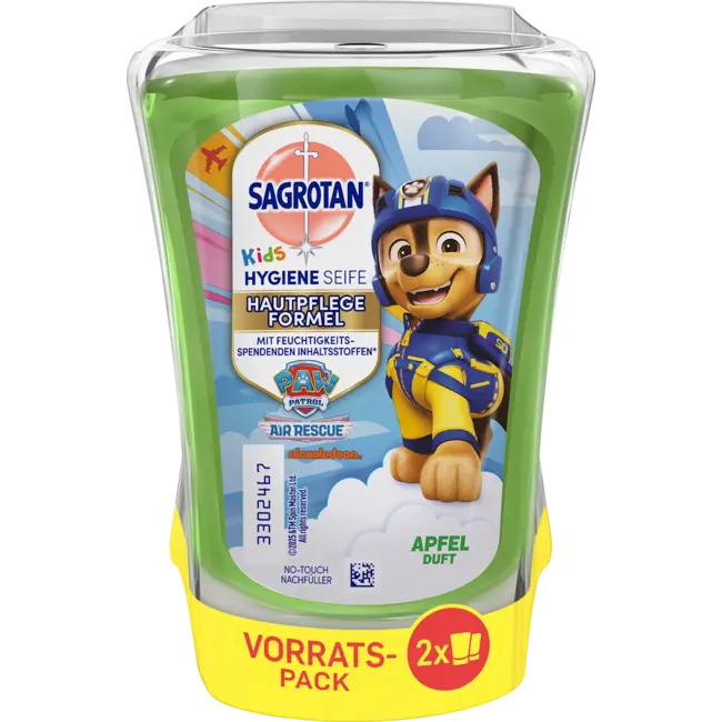Sagrotan Vloeibare Zeep No-touch Kids, Appel, Navulling (2x250 Ml) 500.0 ml