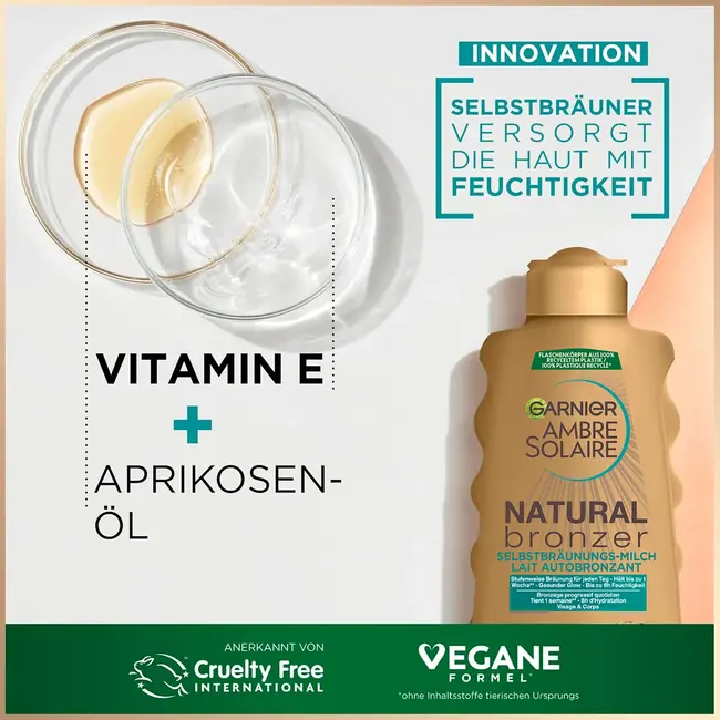 Garnier Ambre Solaire Zelfbruinende Melk Natural Bronzer 175.0 ml
