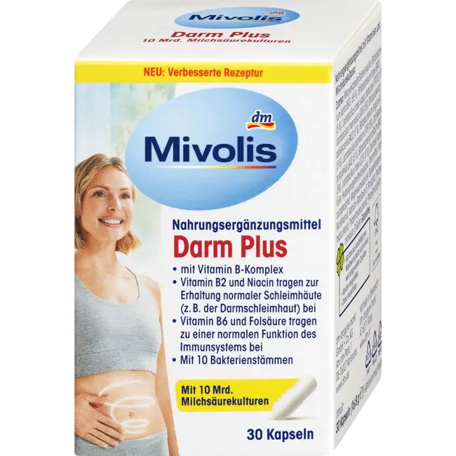 Mivolis Darm Plus Capsules 30 St 10.0 g