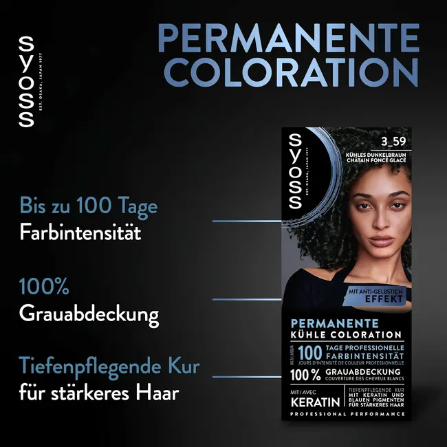 Syoss Haarverf 3_59 Koel Donkerbruin 1.0 St