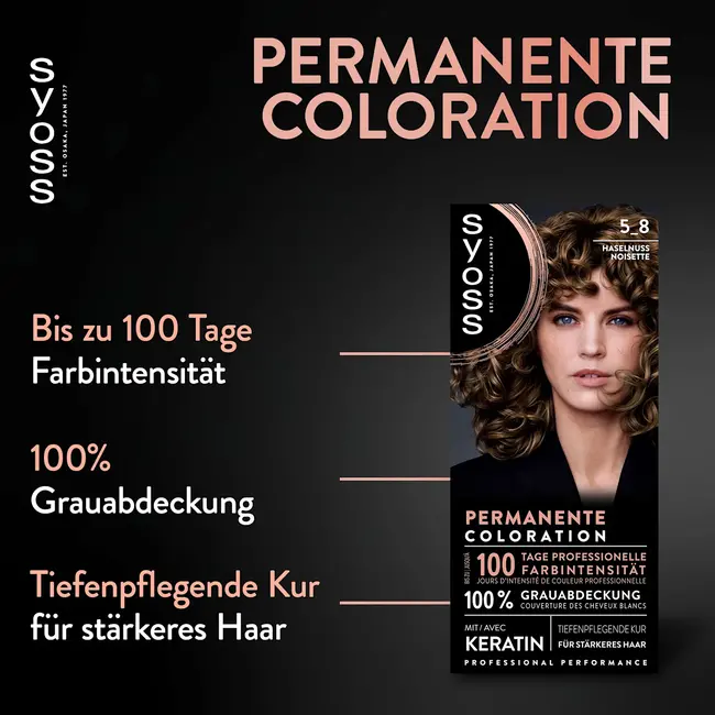 Syoss Haarverf 5_8 Hazelnoot 1.0 St