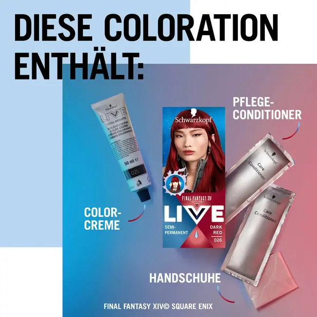 Schwarzkopf LIVE Intensieve Haarverf 026 Dark Red 1.0 St