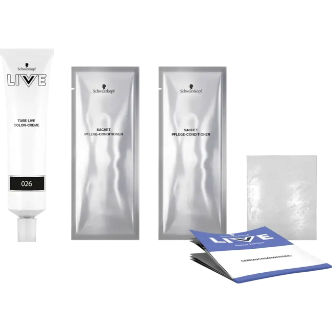 Schwarzkopf LIVE Intensieve Haarverf 026 Dark Red 1.0 St