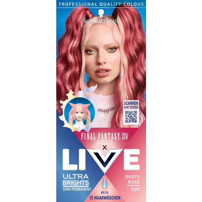 Schwarzkopf LIVE Intensieve Haarverf 025 Dusty Rose 1.0 St