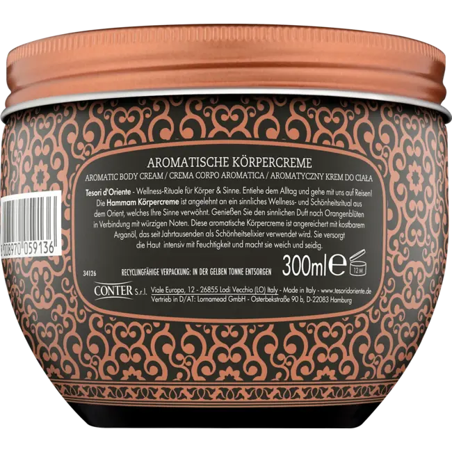 Tesori d'Oriente Lichaamsverzorging Hammam 300.0 ml