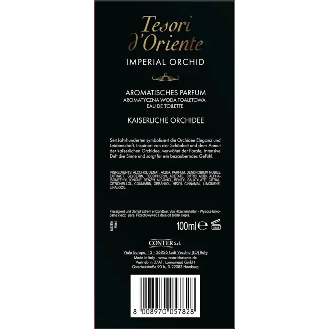 Tesori d'Oriente Imperial Orchid Eau De Toilette 100.0 ml