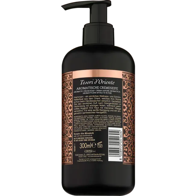 Tesori d'Oriente Vloeibare Zeep Hammam, Arganolie & Oranjebloesem 300.0 ml