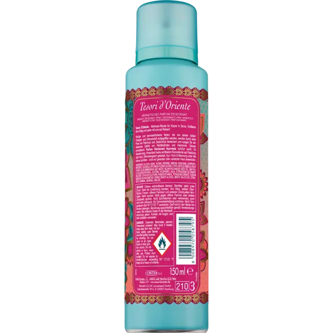 Tesori d'Oriente Deospray Ayurveda, Amla-vrucht & Patchouli 150.0 ml