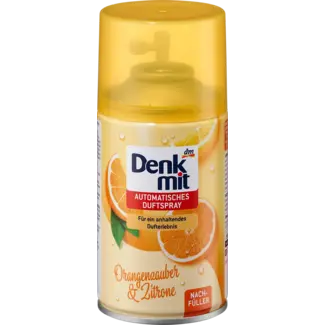 Denkmit Denkmit Luchtverfrisser Automatische Geurspray Sinaasappelmagie & Citroen Navulverpakking