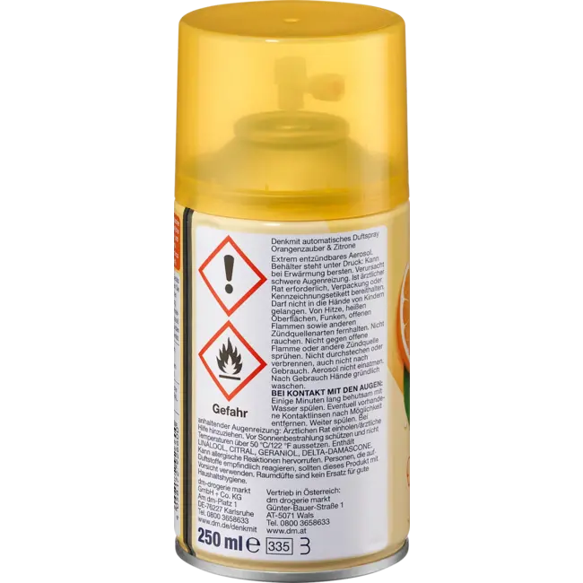 Denkmit Luchtverfrisser Automatische Geurspray Sinaasappelmagie & Citroen Navulverpakking 250.0 ml