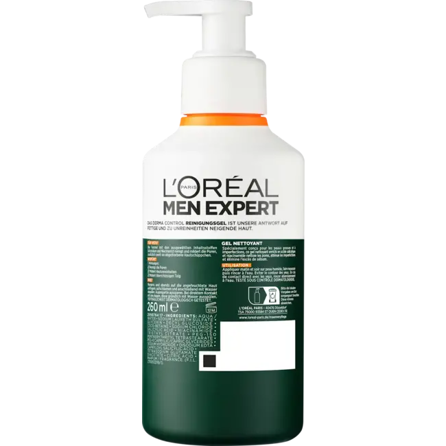 L'ORÉAL PARiS MEN EXPERT Derma Control Cleansing Gel 260.0 ml