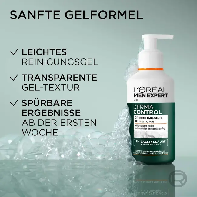 L'ORÉAL PARiS MEN EXPERT Derma Control Cleansing Gel 260.0 ml