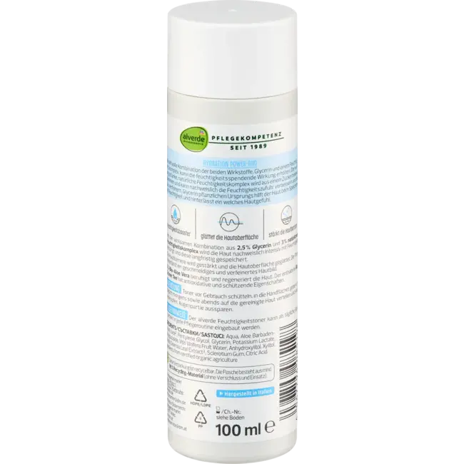 alverde NATURKOSMETIK Toner Natural Expert Vocht 100.0 ml