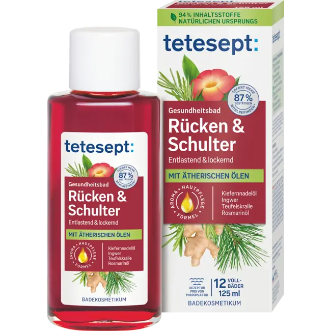 tetesept Gezondheidsbad Rug & Schouder 125.0 ml