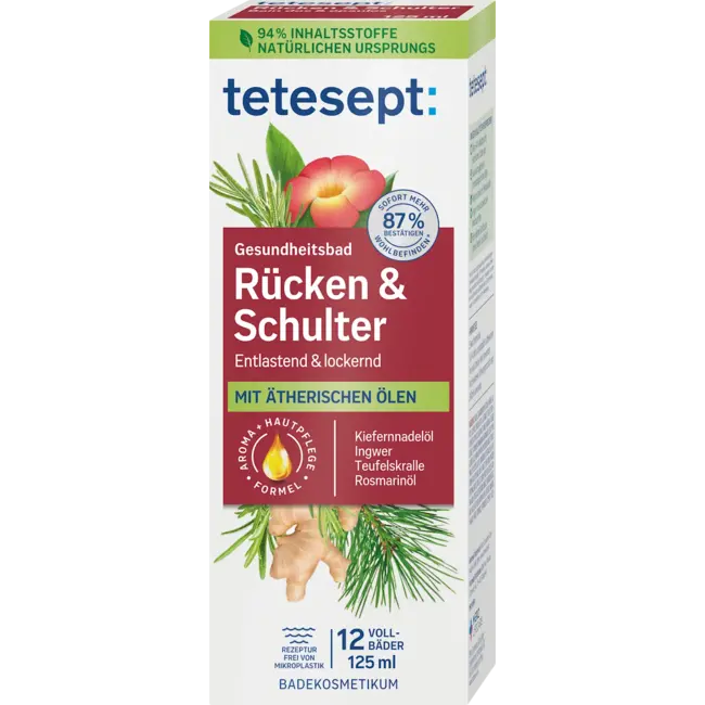 tetesept Gezondheidsbad Rug & Schouder 125.0 ml