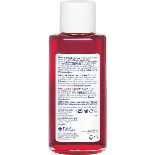 tetesept Gezondheidsbad Rug & Schouder 125.0 ml